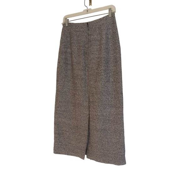 Briggs Pencil Skirt Womens Size 8 Black White Gray Back Split Zipper Lined - Picture 6 of 7